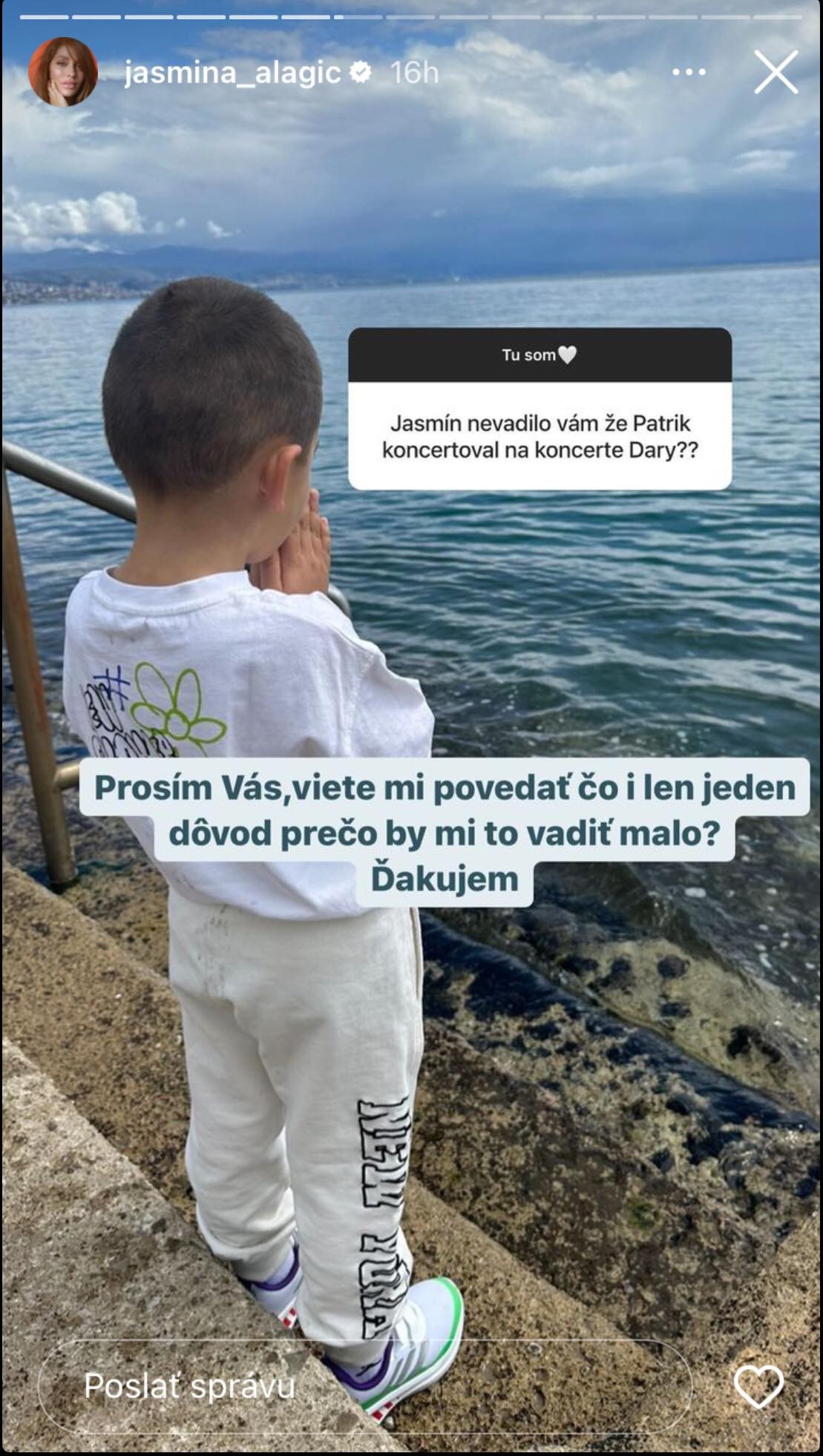 Jasmina opäť odpovedala na rovnakú otázku ako pred mesiacmi.