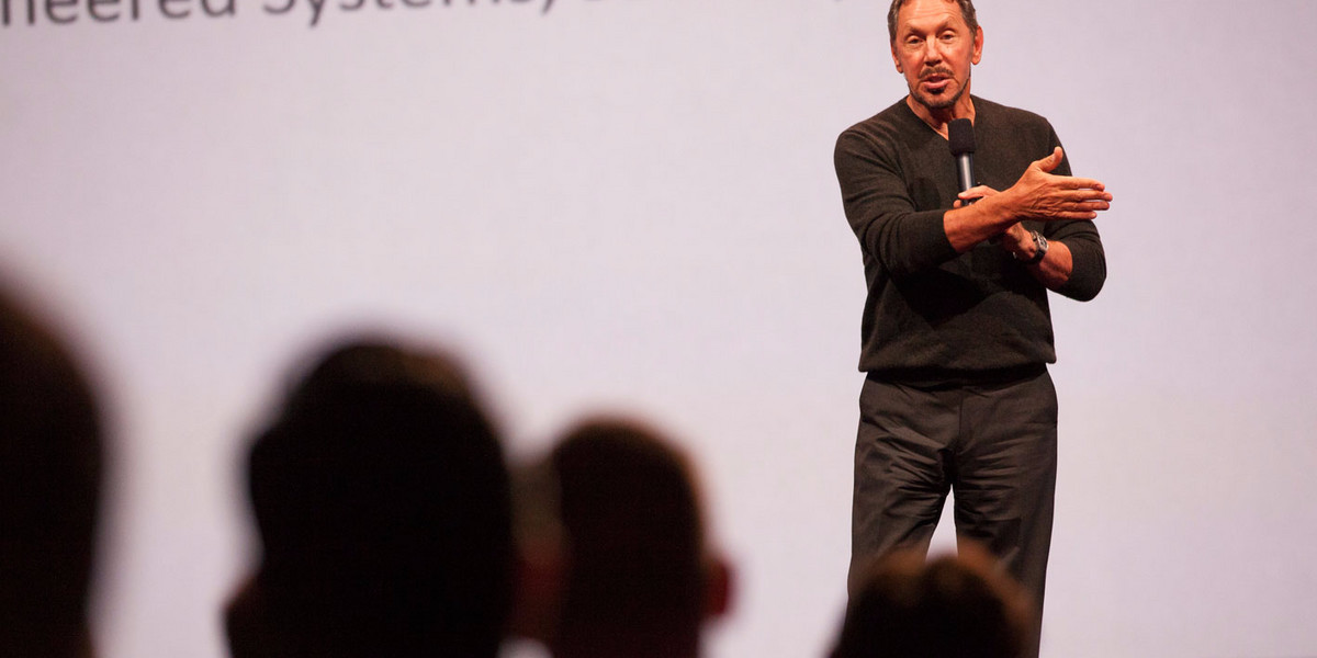 Oracle executive chairman and CTO Larry Ellison.