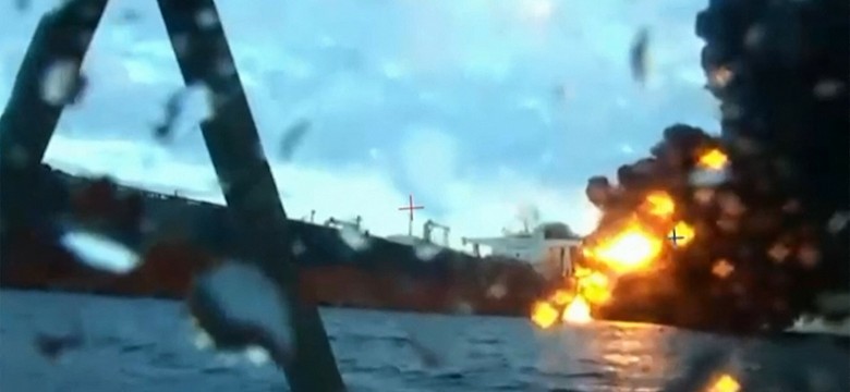 Sytuacja na Morzu Czarnym eskaluje. Kolejny rosyjski tankowiec w ogniu