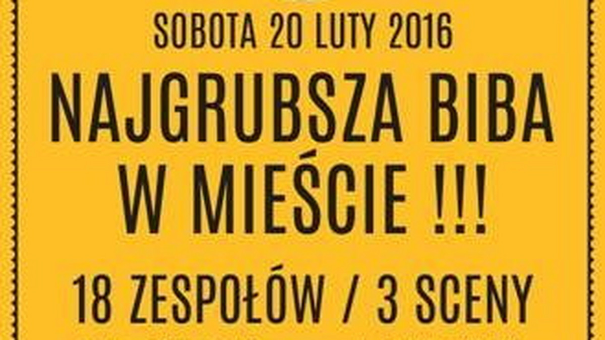 Wytwórnia Lou &amp; Rocked Boys zapowiada wyjątkowy koncert. Z okazji 18 lat działalności na 20 lutego 2016 troku zpalanowała "najgrubsza bibę w mieście. koncert podopiecznych wytwórni odbędzie się w Klubie Eter we Wrocławiu. Na scenie wystąpi 18 zespołów, m.in. Enej, Bednarek, Tabu, Big Cyc, Koniec Świata i Silesian Sound System.