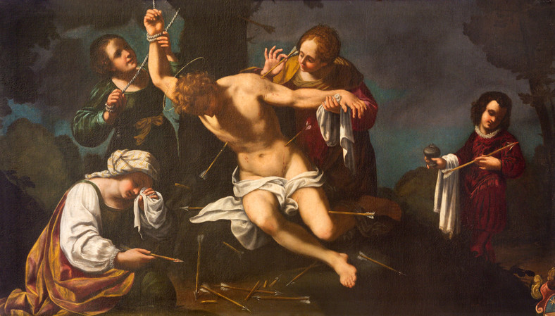 Męczeństwo św. Sebastiana na obrazie Bernardino Cervi