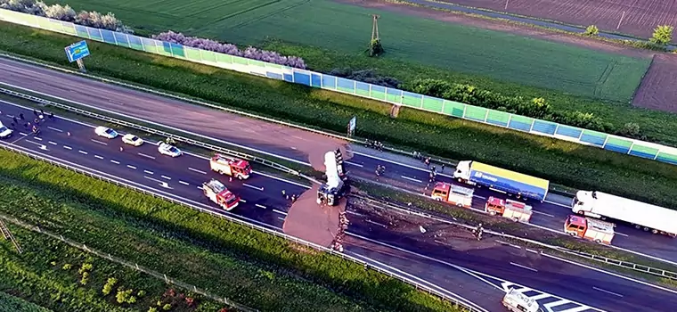 Wypadek cysterny z czekoladą na A2 - jest wyrok sądu