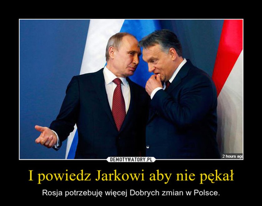 Memy po spotkaniu Orban-Kaczyński