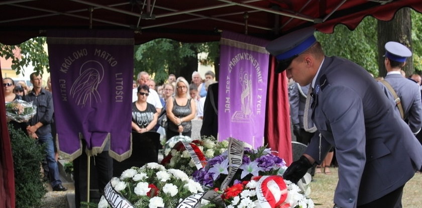 Policjanci pożegnali bohatera