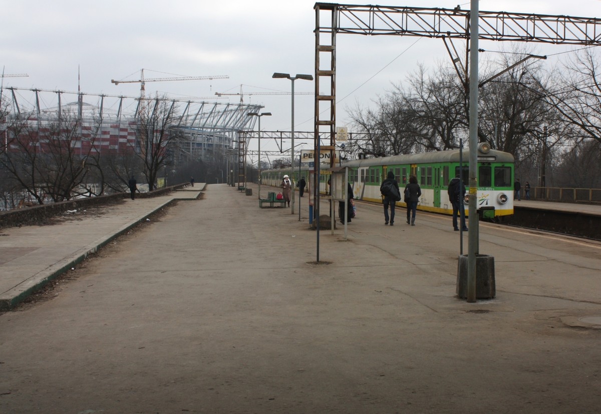 Stacja Warszawa Stadion przed przebudową.