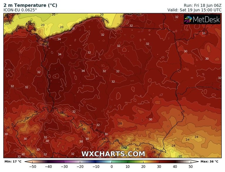 Największy upał znowu na Ziemi Lubuskiej