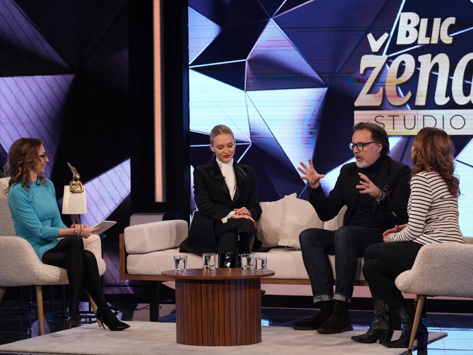 Fejk u modi kao fenomen, tema današnje emisije "Blic žena studio": autorka i voditeljka Jelena Isaković, Helen Babić koja se uspešno bavila modelingom u svetu, istaknuti dizajner Igor Todorović i prof. dr Zorica Tomić, kulturolog  