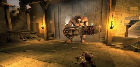 Screen z gry "God of War: Chains of Olympus"