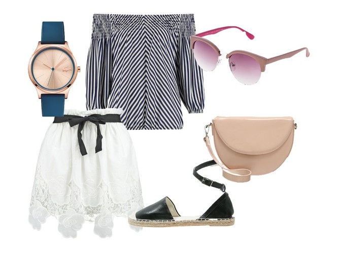 Odkryte ramiona. STYLIZACJE