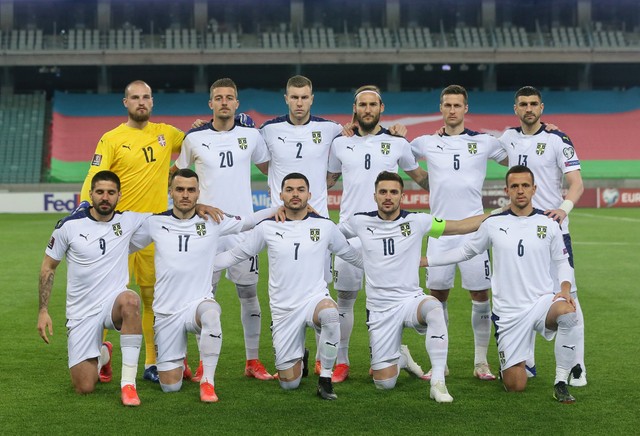 Detalj sa meča Azerbejdžan - Srbija