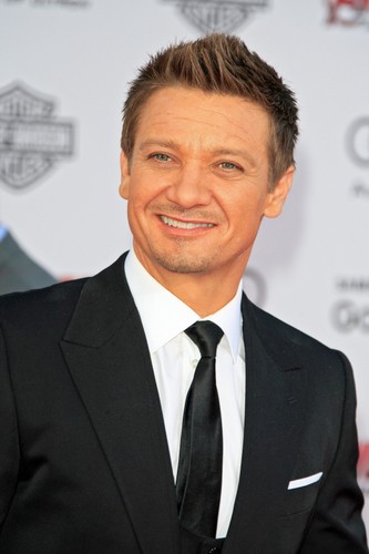 Jeremy Renner na premierze filmu 'Avengers: Czas Ultrona'