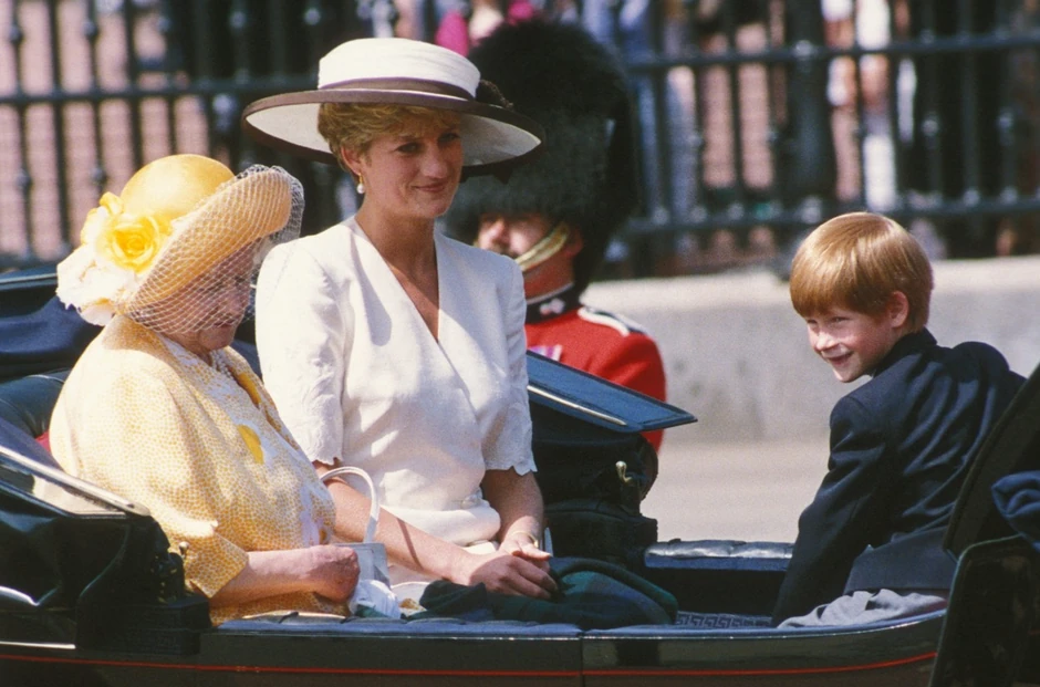 Hari sa majkom princezom Dajanom i bakom u junu 1992.