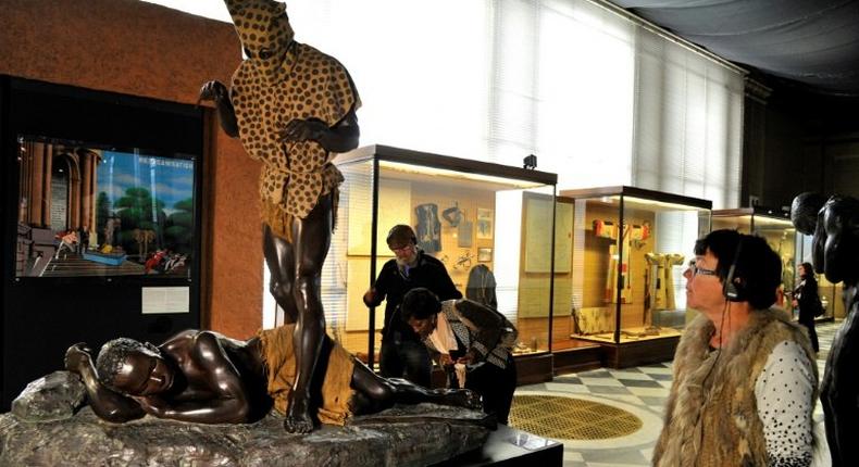 Belgium's Africa Museum, pictured in 2013 before its five-year restoration that curators hope will bury its reputation as a colonialist holdover