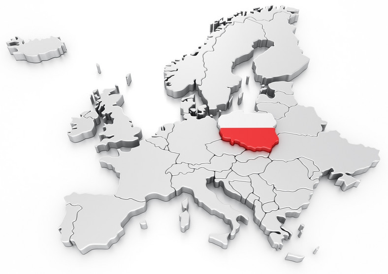 Mapa Polski Fot. Shutterstock