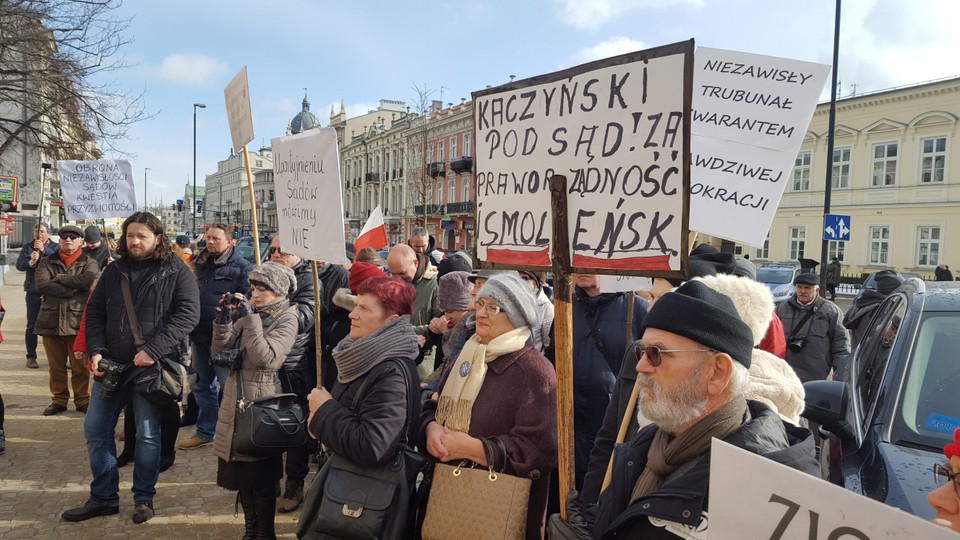 S. Białach - KOD w Lublinie w obronie sądów 4