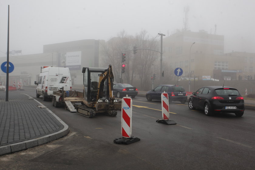 Skrzyżowanie ul. Belgradzkiej i Rakoczego w Gdańsku