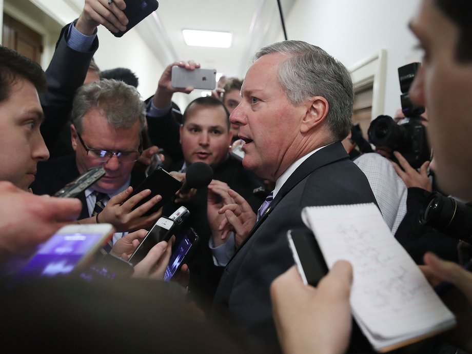 Rep. Mark Meadows (R-NC), chair of the House Freedom Caucus