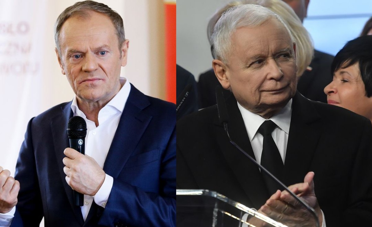Donald Tusk i Jarosław Kaczyński