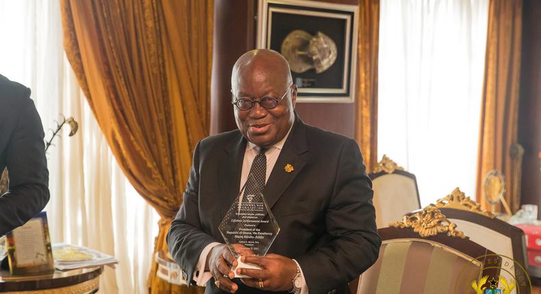 Nana Addo receives 'Lifetime Achievement Award'