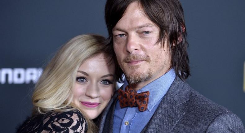 Norman Reedus and Emily Kinney 