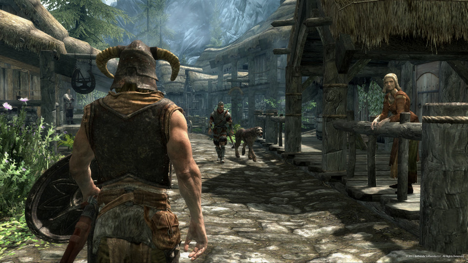 Kadr z gry "The Elder Scrolls V: Skyrim"