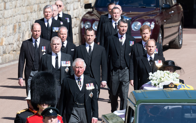 Windsorowie na pogrzebie księcia Filipa