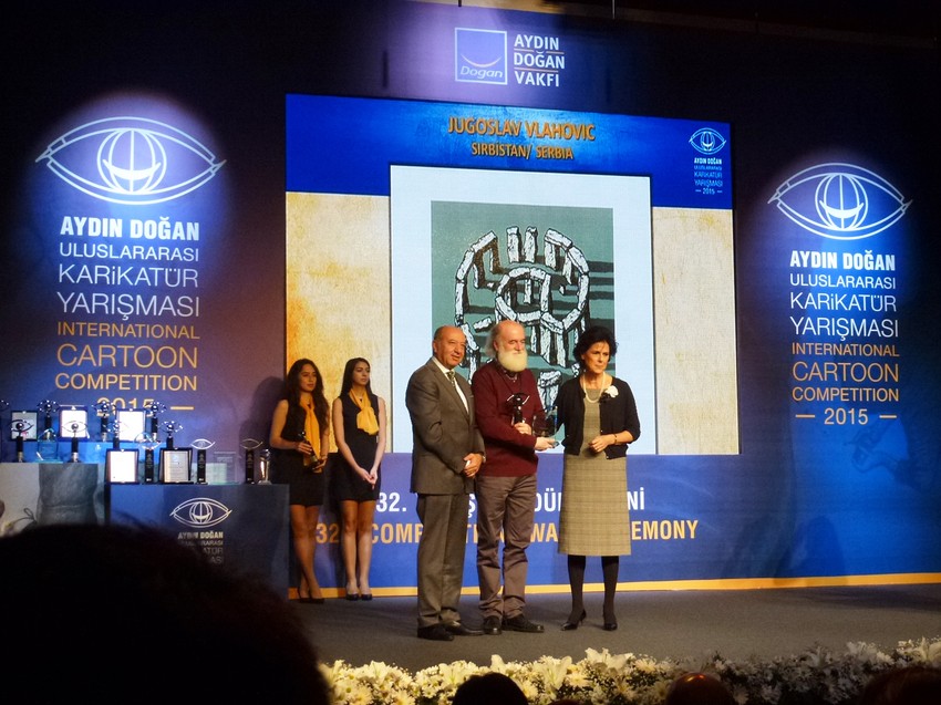 Jugoslav Vlahović sa nagradom