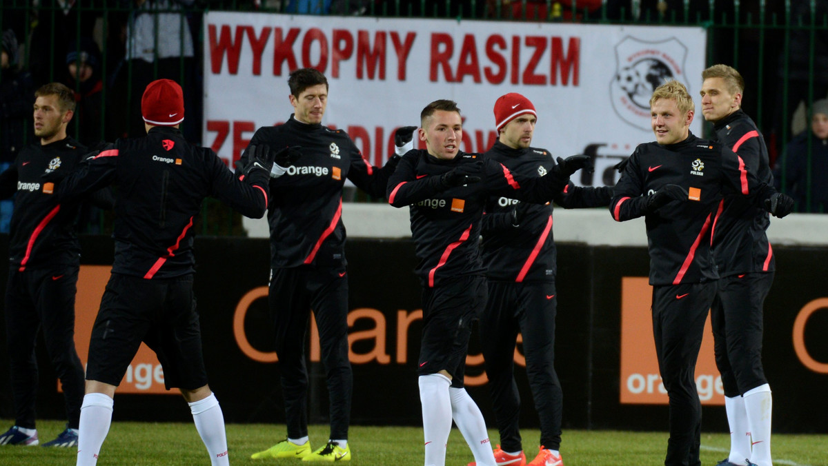 Radosław Majewski i Robert Lewandowski (w środku)