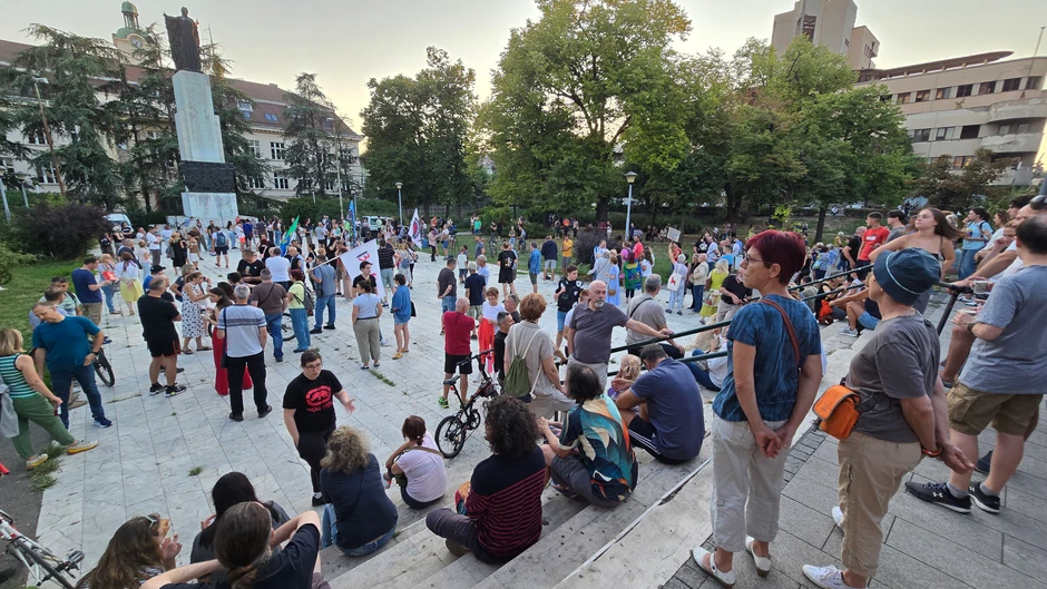 Protest Zemun