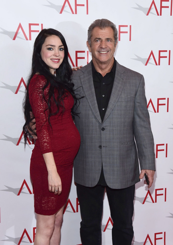 Mel Gibson i Rossalin Ross na rozdaniu AFI Awards