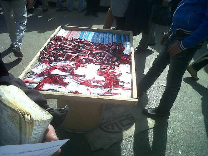 Pamiątkowe medale egipskiej rewolucji.