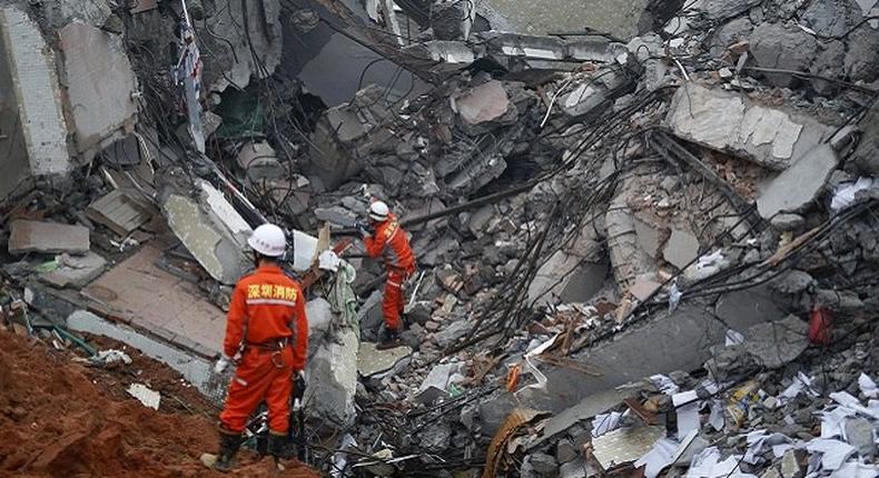 Landslide devastates Chinese industrial park, 91 missing