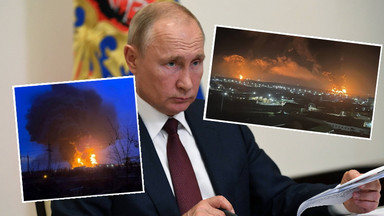 Potężny pożar w rosyjskim Briańsku. Propaganda oskarża Ukrainę