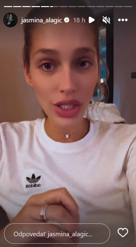 Jasmina fanúšikom nahrala video, kde hovorí o investícii v Dubaji.
