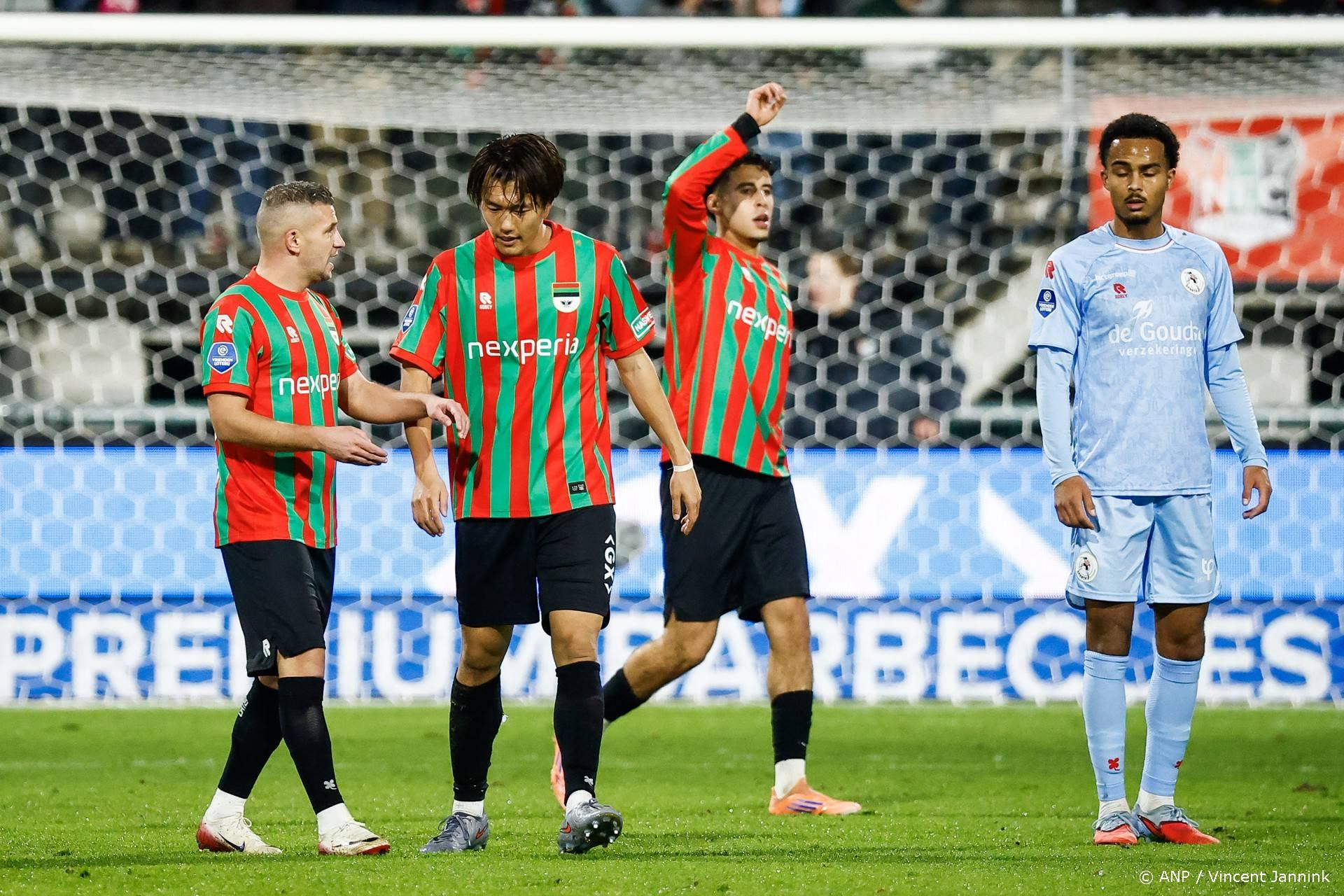 NEC verslaat Sparta 3-1 en staat nu gelijk met AZ op plek drie