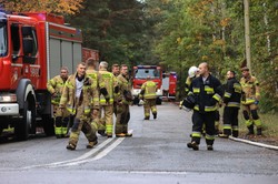 Ogromny pożar w Tomaszowie Mazowieckim. Doszło do eksplozji