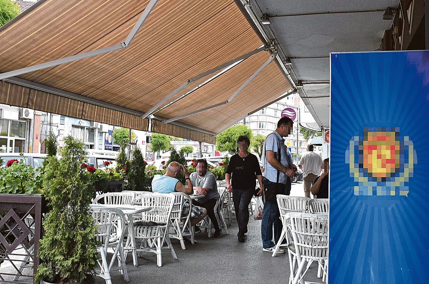 Bašta restorana u kojem je pretučen hirurg