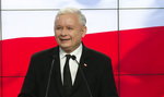 Kaczyński uśmiał się z własnego żartu. Wideo