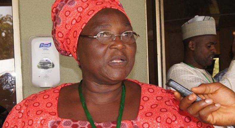 Professor Anyanwu being interviewed by a journalist in Abuja. 