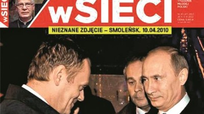 Okładka tygodnika wSieci 