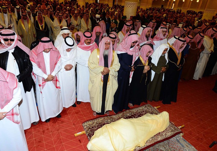 Tradycyjny pogrzeb króla Arabii Saudyjskiej