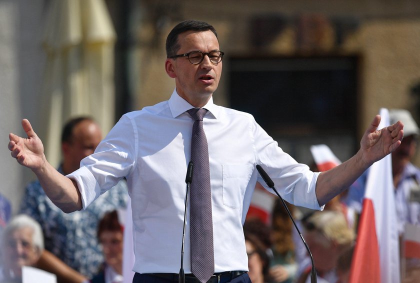 Mateusz Morawiecki na wiecu w Sandomierzu