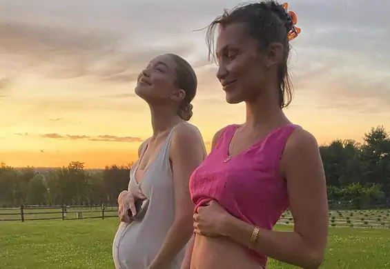 Bella Hadid jest w ciąży? Opublikowała znaczące zdjęcie z siostrą Gigi