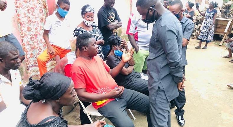 GFA delegation visits families of young footballers who died in accident