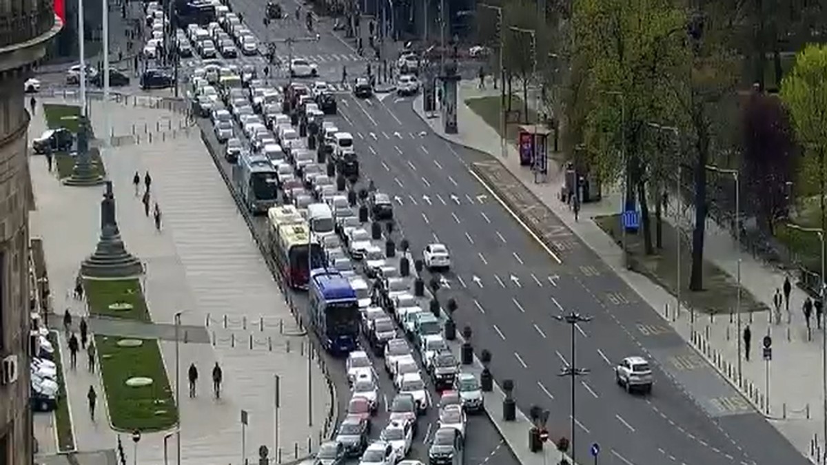 Gužva zbog udesa u Terazijskom tunelu