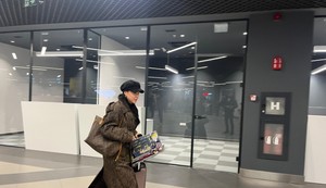 Milica Ristić na aerodromu