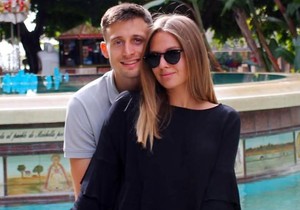 Aleksa Avramović sa ženom