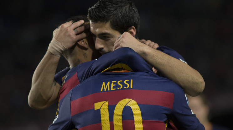 Messi és Suárez a szabadidejükben is együtt lógnak / Fotó: AFP