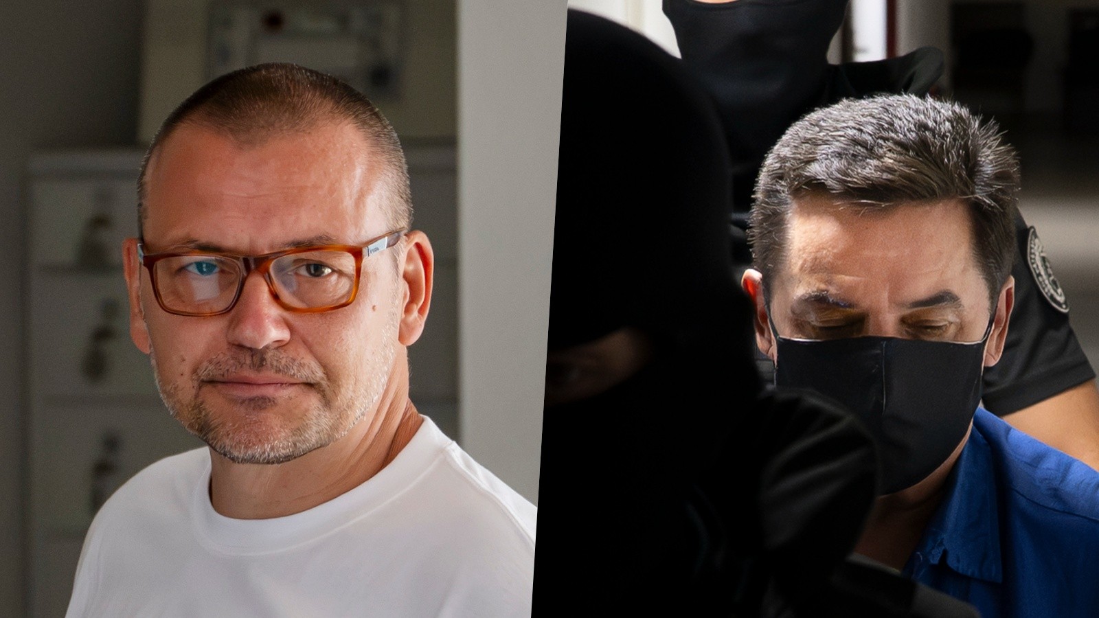 Niekdajší príslušník SIS Peter Tóth a Marian Kočner.