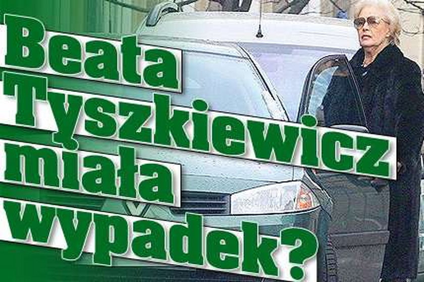 Beata Tyszkiewicz miała wypadek?